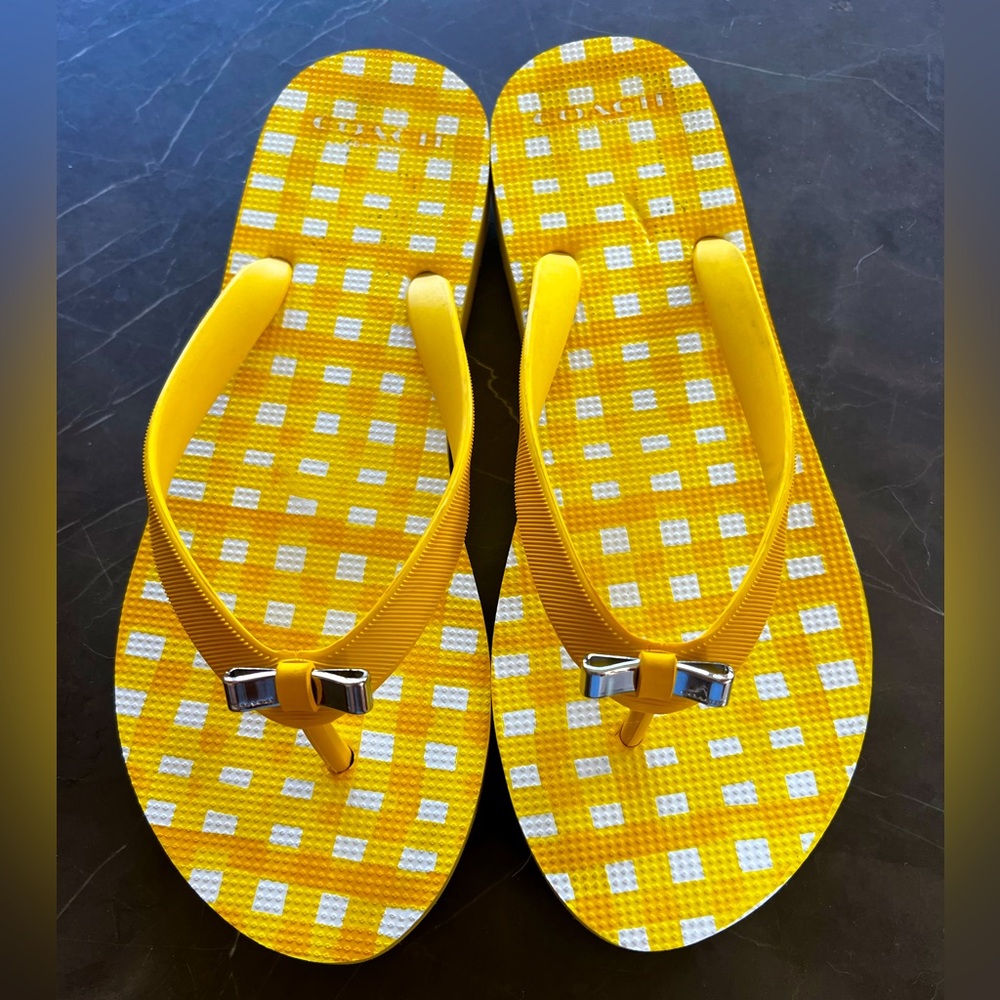 Coach flip-flops